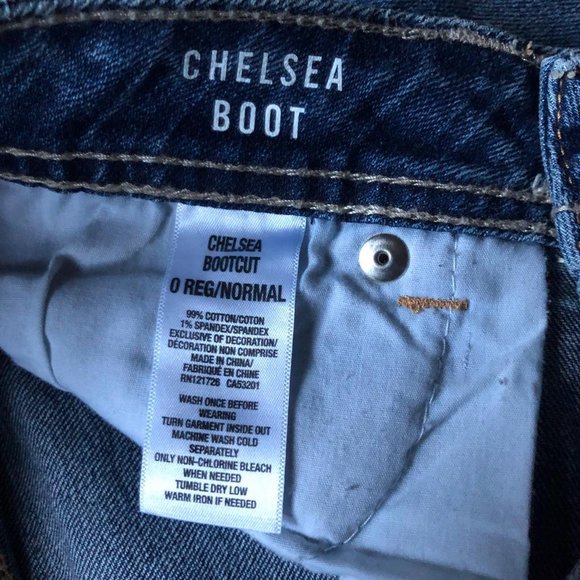 NWT Aeropostale Low Rise Slim Fit Jeans - Chelsea Boot - Size 24 - Picture 4 of 9